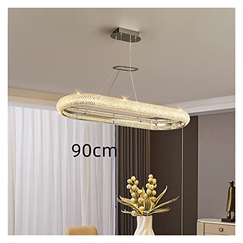 Lustre en cristal moderne pour chambre et éclairage chaleureux