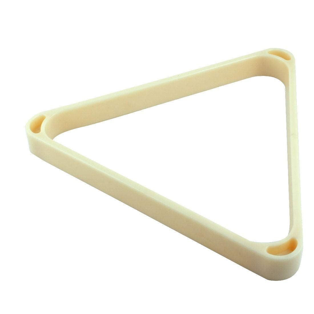 JBB Snooker and Pool Table Heavy Plastic Indian Triangle Frame in White Color-picture-11