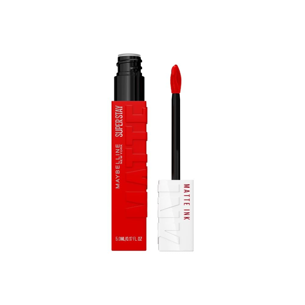 Maybelline New York Lippenstift, Super Stay Matte Ink, Flüssig, matt und langanhaltend, Nr. 118 Dancer, 5ml