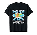 Photo Gallery divertente gatto umorismo terra piatta giocoso kitty lover maglietta Photo Gallery divertente gatto umorismo terra piatta giocoso kitty lover maglietta