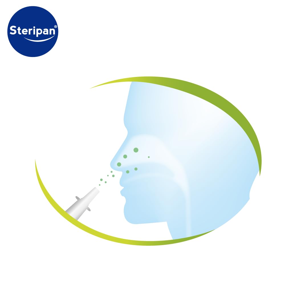 Steripan - Spray Nasal Décongestionnant - Aux Huiles Essentielles - Eucalyptus et Menthe Poivrée - 20ml