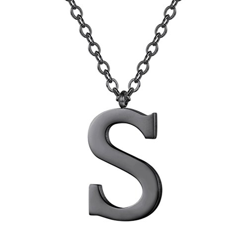 PROSTEEL Minimalist Jewelry for Women Initial Pendant Letter Necklaces