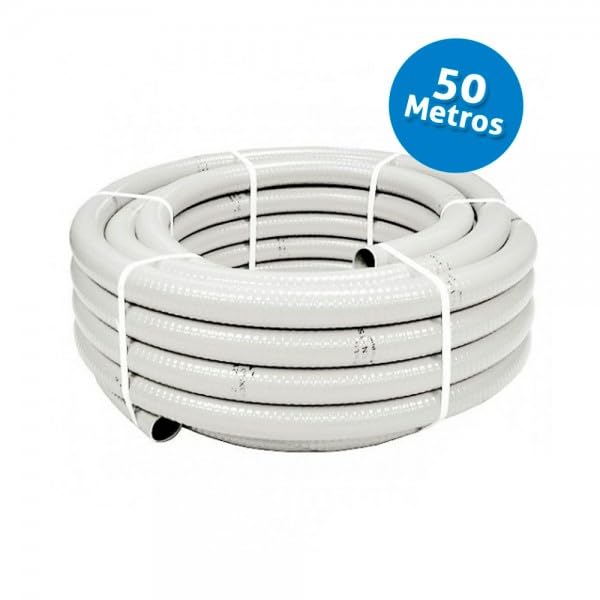 Hidrotubo PVC blanco reforzado para desagüe aire acondicionado