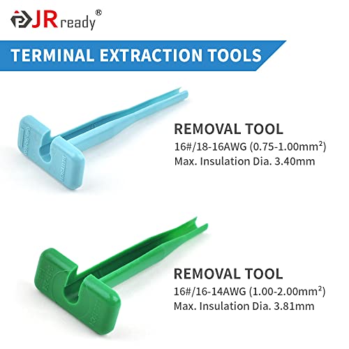 JRready 604PCS DT Deutsch Connector Kit, 2 3 4 6 8 12 Pin Gray DT Connectors, Size 16 Stamped Formed Contacts(14-18AWG)/ DT Connector Removal Tool, ST6315 Deutsch pin Connector kit. - Thumbnail 5