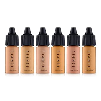TEMPTU Perfect Canvas Airbrush Foundation, Semi-Matte Natural Finish, 24 Shades