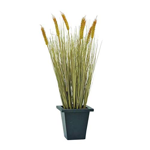 artplants.de Künstliches Weizen Sommer aus 30 Bündeln, 60cm, Ø 20cm - Künstliches Gras - Deko Gras