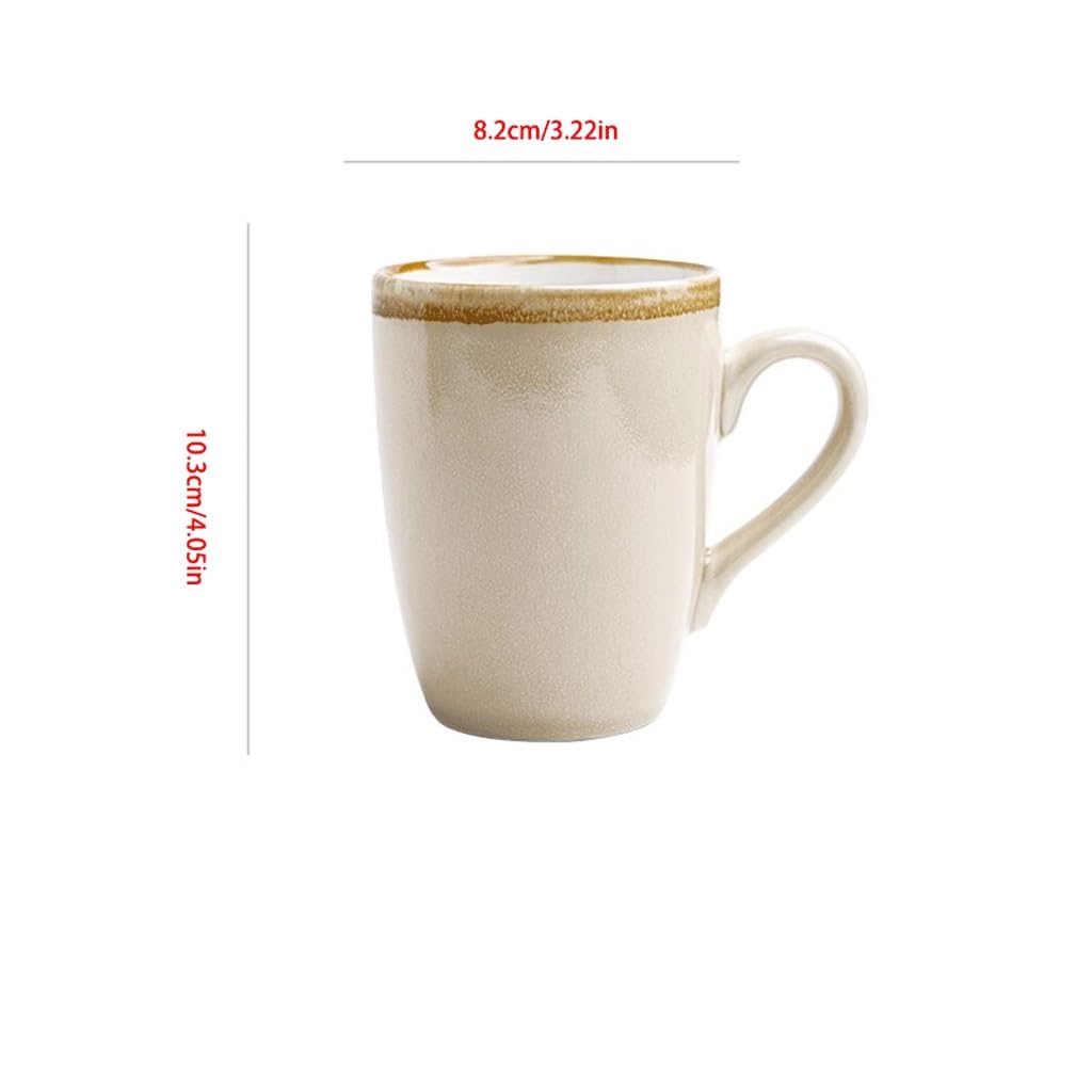 ENGENDER Tazas Cafe Tazas Transformadas En Horno, Tazas De Café, Tazas De Agua De Trabajo, Tazas De Té Mug Cups(A)