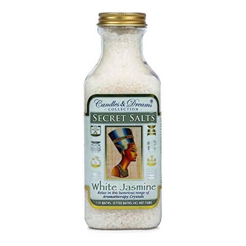 Candles And Dreams Hot tub Spa/Bath Aromatherapy Scents Crystals (White Jasmine) Vegan (500g) Cover