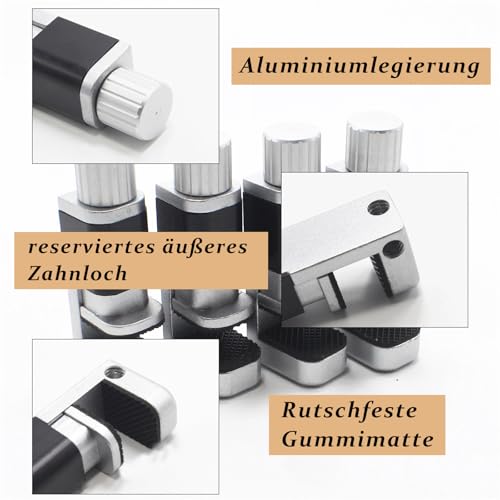 LCD Display Klemme, 6 Stück Verstellbare LCD Display Klemme Befestigung, LCD Display Clip Verstellbare, Befestigungsklemmen Clip, Phone Screen Repair Tools für Smartphone Computer Laptop Tablet