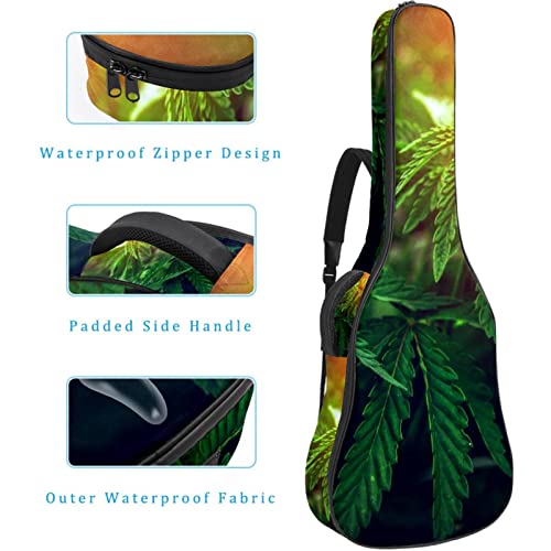 Leaves and Sunshine Housse de transport rembourrée imperméable Oxford pour guitare avec bandoulière réglable - Les Beatles, Paul McCartney, John Lennon, RIngo Starr, George Harrison Leaves and Sunshine Housse de transport rembourrée imperméable Oxford pour guitare avec bandoulière réglable – Image 5