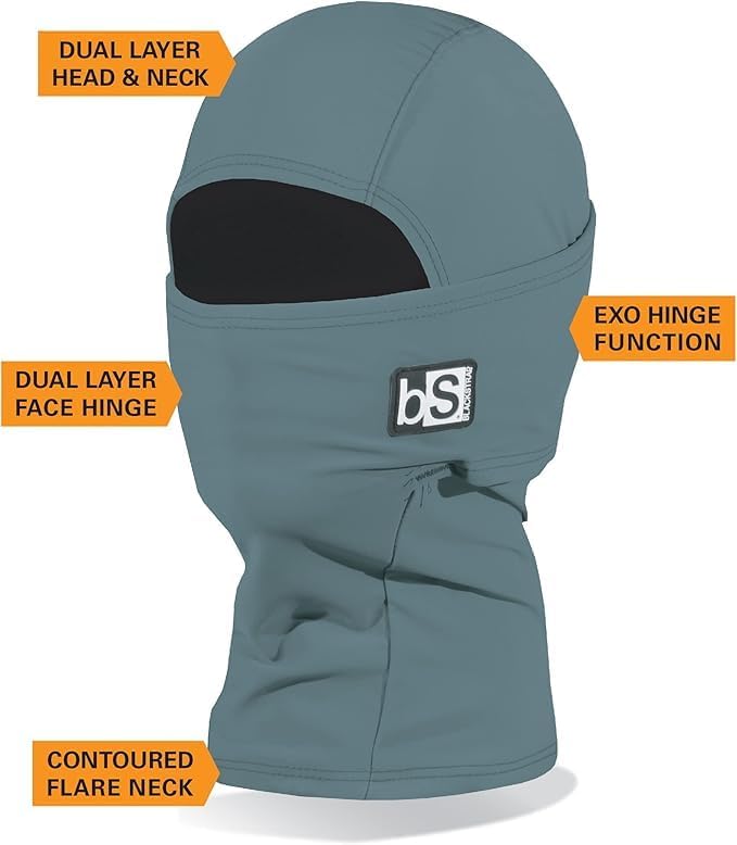 BLACKSTRAP Kids' Expedition Hood Dual Layer ExoHinge Balaclava Ski Mask, Compatible, Comfortable for Kids, [Insert Color] - Image 2