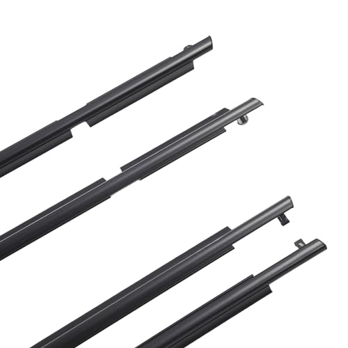 4 Burletes para Ventana con Sellos Impermeables para RAV4 2006-2008, Piezas de Moldura de Goma 75740 42020, Moldura de Ventana de Coche Delantera Trasera Izquierda Derecha a