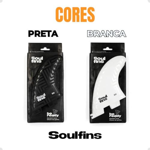 Quilhas Prancha de Surf Retro Quadriquilha Fcs2 Injetadas Rígidas 4 Quilhas Laterias + Chave de Quil