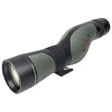 Athlon Optics Ares UHD 15-45x65 Spotting Scope - Spotting Scope for Outdoor Equipment - Bird Watching, Shooting Range & Hunting Equipment - Straight - Green/Black