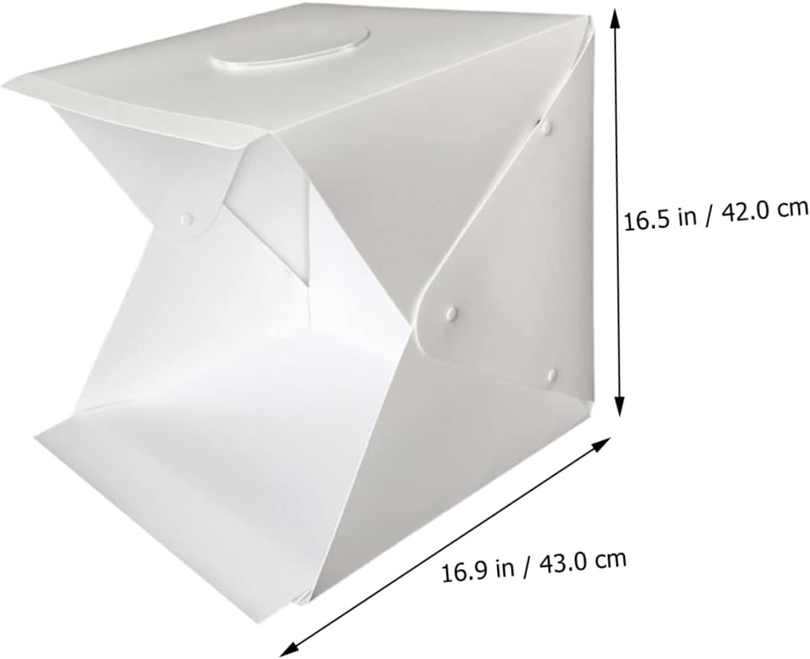 1pc Portable Photography Built Led Lights Folding Studio Tent for Product Display and Photo Shooting USB Powered Backdrops