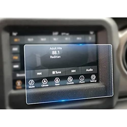 Verre trempé Jeep Wrangler 2013-2018 : protection écran navigation 7 pouces