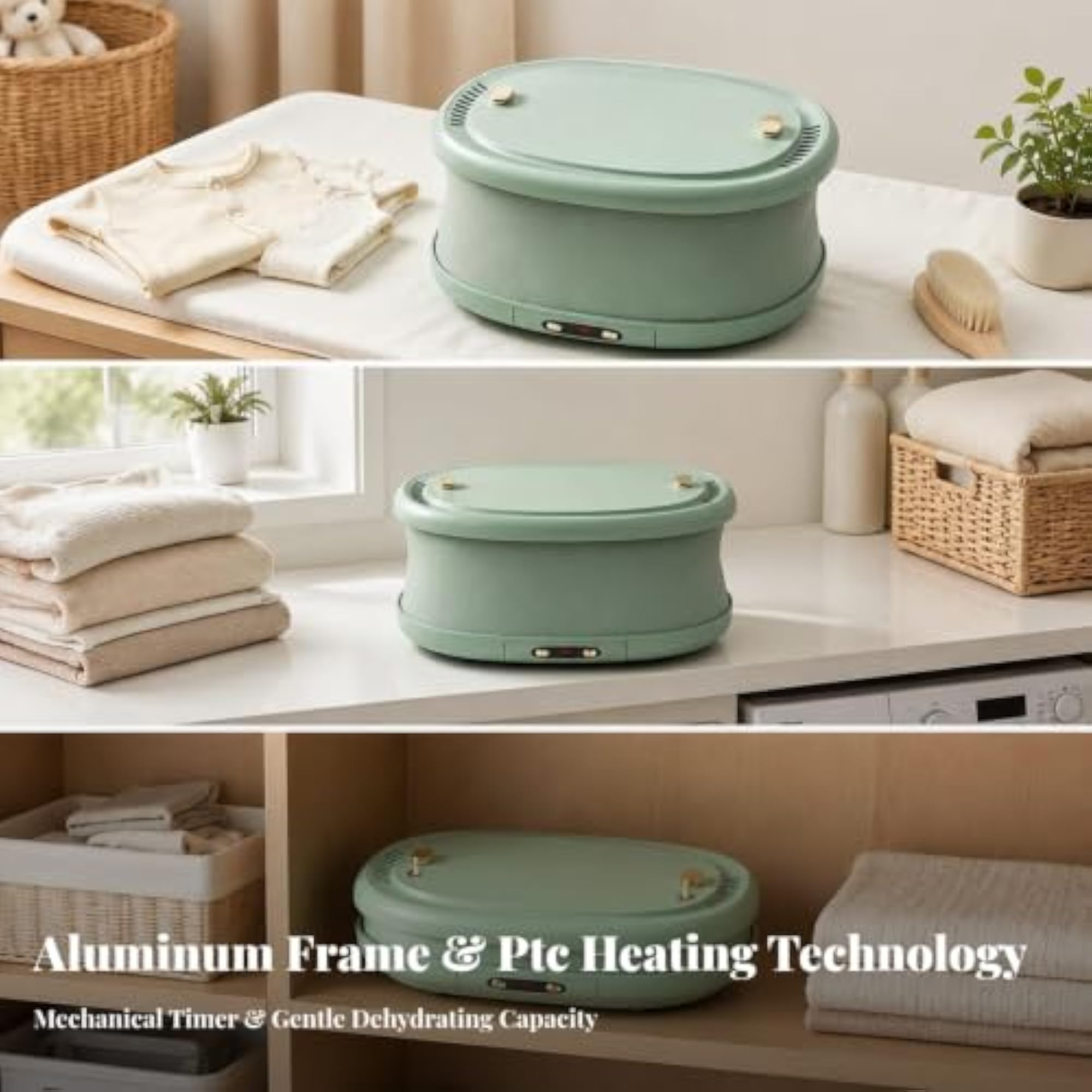 Cube-Shaped Foldable Dryer with Sterilization Function