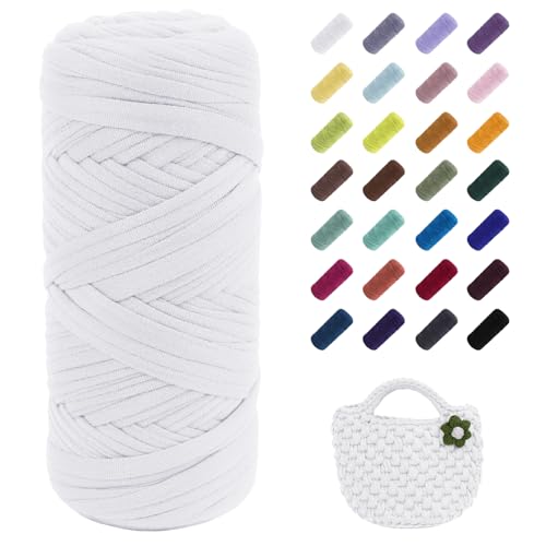 Uiopa T-Shirt Yarn, 200g/196ft Elastic Fabric Cloth Knitting T Shirt Yarn