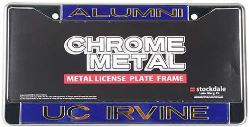 Uc Irvine Anteaters Metal Alumni Inlaid Acrylic License Plate Frame