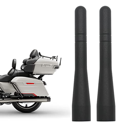 Replacement Motorcyles Antenna Compatible with Street Glide Road Glide Road King Electra Glide 1998-2017 ?Pack of Two?