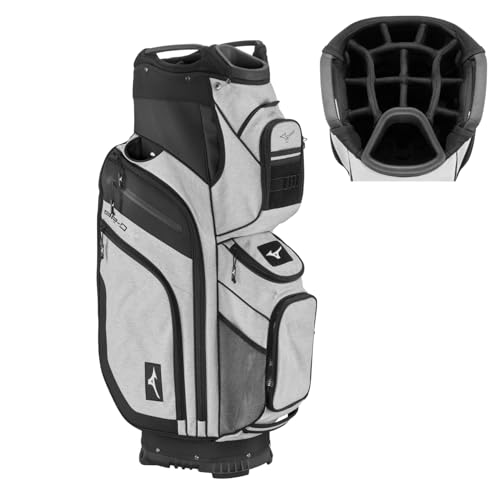 Mizuno BR-D4C Cart Golf Bag | 9 1/2 Inches | Heathered Grey by Mizuno - Used condition - US$195.01