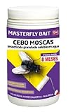 Cebo insecticida listo para usar, para el control de moscas en entornos ganaderos: mosca doméstica (Musca domestica) y mosca de establo (Stomoxys calcitrans).