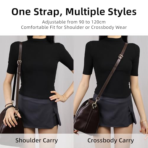 Image of DGAZ Vachetta Leather Adjustable Crossbody Strap for Speedy Bag with Gift Box, Handmade Shoulder Strap