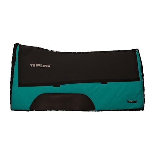 ThinLine Western Ranch Square Saddle Pad (Turquoise, 30 x 30)