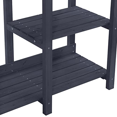 Mupater Potting Bench Garden Table For Outdoors With Removable Stainless Sink thumb #8