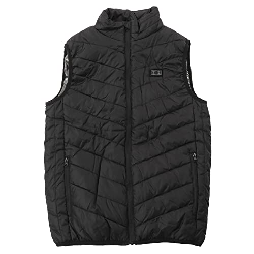 Gilet chauffant AMONIDA confortable à 3 niveaux de température noire