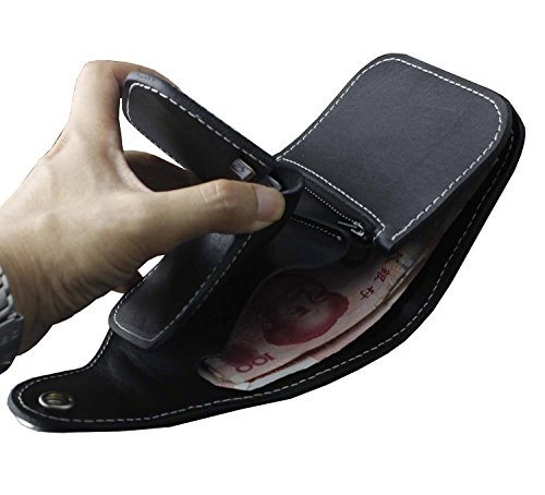 Handmade! Snake Skin Real Leather Wallet Short Vintage Biker Purse with chain4