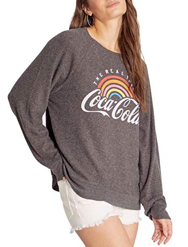 Wildfox Women's Real Thing Sommers Pullover Sweatshirt, P. Black Real, X-Large