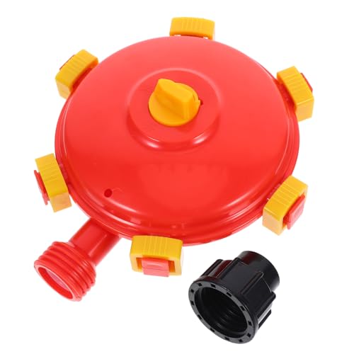 Milisten 豚の水コントローラー 豚給水器アクセサリー 家畜用自動給水器 自動水位コントローラー 納屋の動物の水やり 豚の水管理装置 飲酒コントローラー 豚給水器 赤 プラスチック