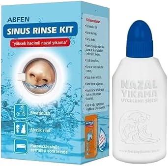 Abfen Sİnus Rİnse Kİt YÜksek Hacİmlİ Nazal Yikama DuŞu (25 SolÜsyon KariŞim PoŞetİ Ve Uygulama ŞİŞesİ İle)