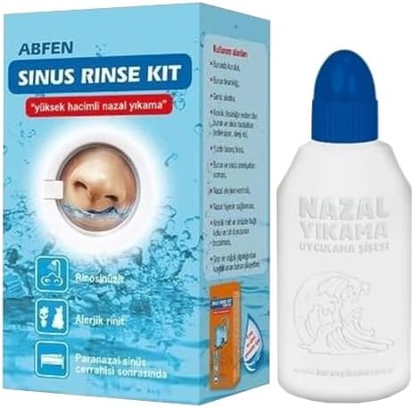 Abfen Sİnus Rİnse Kİt YÜksek Hacİmlİ Nazal Yikama DuŞu (25 SolÜsyon KariŞim PoŞetİ Ve Uygulama ŞİŞesİ İle)