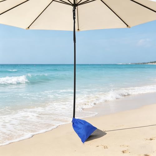Soporte de poliéster en bolsa plana para sombrillas de playa 6