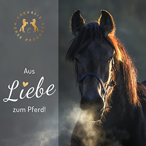 Foto von CHEVALIS Fliegenspray & Insektenschutz Pferd 500ml, Für Pferd und Reiter, Sofortiger Schutz gegen Bremsen, Fliegen, Kriebelmücken, Zecken, Alt bewährtes Rezept mit ätherischen Ölen und Geraniol