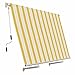 TENDA DA SOLE A CADUTA cm.300 x H.250 - giallo/bianco