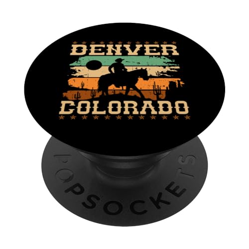 Denver Colorado CO Western Country Cowboy PopSockets Standard PopGrip