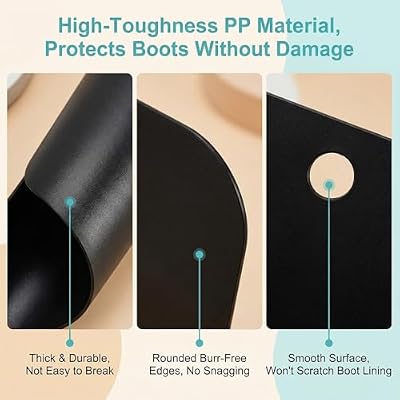 ericotry 2Pair (4PCS) Boot Shaper Form Inserts Multifunction Thicken Support Shape Knee High Shoes Tree Boot Shaper Holder
