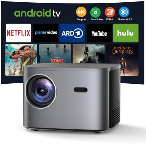 Nigecue 4K Beamer Mit Netflix - Dein Kino Für Zuhause