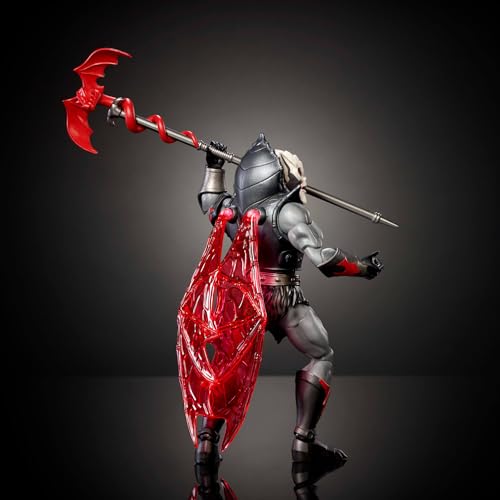 Masters of The Universe Figurine articulée Hordak Masterverse New Etheria 18 cm, Princesse du Pouvoir, avec Ailes articulées, Bras Canon, Sceptre et Bouclier, JBP85, Mauve