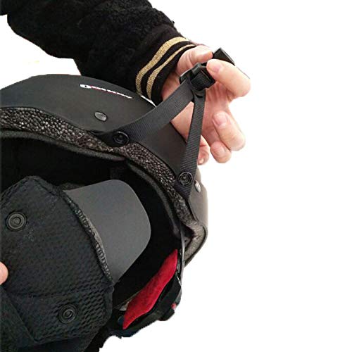 Mangen Ski Helmet Snowboard Helmet Skiing Snow Sports Helmet Outdoor Skiing Helmet (Black, L (59CM-60CM)) - Image 2