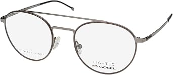 MOREL Lightec 30093l French Fashion Designer Full-Rim Oversized Lenses Premium Segment Eyeglass Frame/Glasses/Eyewear