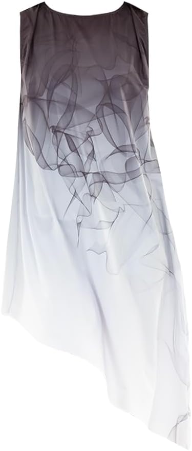 Alexandra Collection Ombre Asymmetrical Overdress