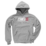 500 LEVEL Boone Jenner Hoodie Sweatshirt (Hoodie, X-Large, Gray) - Boone Jenner Columbus Elite WHT