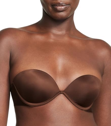 victoria secret bra for backless dress Victoria's Secret Everyway Low Back Clear Strap Strapless Push Up Bra, Bras  for Women, Ganache, 32B at Amazon Women's Clothing store main image 1