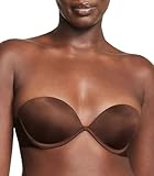 Victoria's Secret Everyway Low Back Clear Strap Strapless Push Up Bra, Bras for Women, Ganache, 34DD