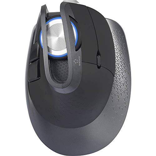 Renkforce M618X Kabellose Maus Bluetooth®, Funk Laser Schwarz 6 Tasten 3200 DPI Beleuchtet Cover