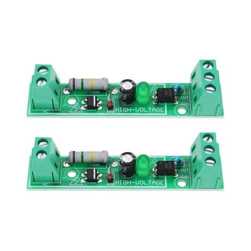 LT Easiyl 2Pcs AC 220V to DC 3–24V Optocoupler Isolation